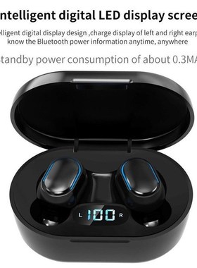 E7S Wireless Earphones Bluetooth Noise Cancelling LED Displ