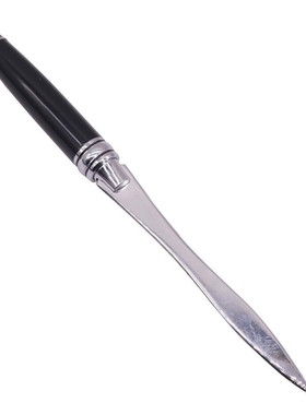 *1 pcs Stainless Steel Letter Opener Full Length 158mm Black