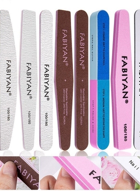 UV Gel Polish Manicure Tool Sandpaper Nail File Lime 100/18