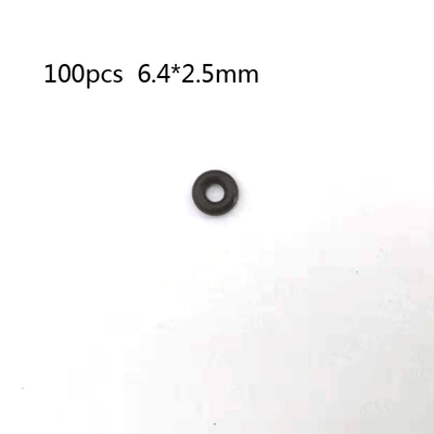 niversal O-Ring Rubber Seal Washers Grommets Black 6.4mm x 2
