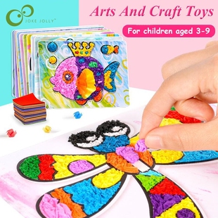 3Pcs DIY Cartoon Crafts Toys For Children Felt Paper Handicr