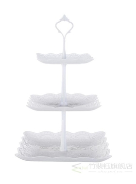 Tier Cake Stand Afternoon Tea Wedding Plates Party Bakeware