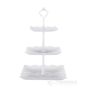 Tier Cake Stand Afternoon Tea Wedding Plates Party Bakeware