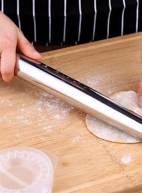 304 Stainless Steel Rolling Pin Flour Pastry Dough Roller
