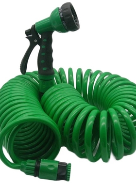 Flexible Coiled Spiral Garden Car Washing Clean Water Hose