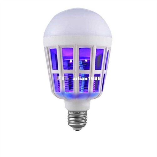 New LED Anti-Mosquito Bulb 15W 1000LM 6500K Electronic Insec