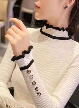 Lucyever 2021 Autumn Winter Womens Sweaters Fashion