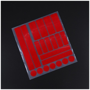 2pcs Car Reflective Stickers Motorcycle Bicycle Reflector