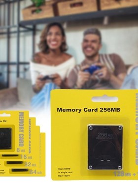 8/16/32/64/128/256MB Memory Card For Sony Playstation 2 PS2