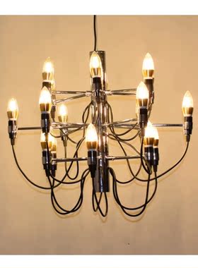 Nordic retro living room chandeliers simple restaurant penda