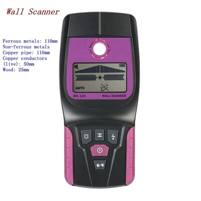 WS120 Wall Scanner Multifunctional Wall Detector PVC Water P