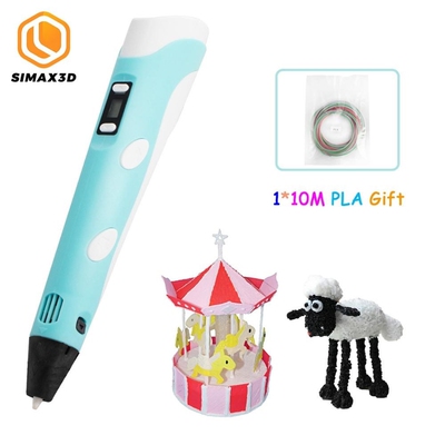 3D Printer Pen LED Screen DIY Pen PLA Filament Creative Toy