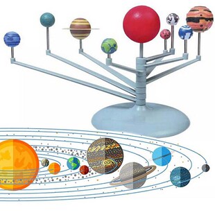 Kids Toys DIY Model Kit Solar System Nine Planets Planetari