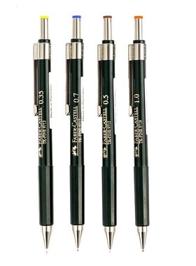 FABER  CASTELL TK Fine automatic pencil, 0.35/, 0.5/07/1.0m