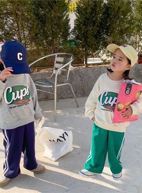 1478C Children Sweater Spring 2022 Korean Girl's Gre