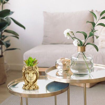 Epoxy Resin Silicone Molds Goddess Silicone Pot Mold DIY