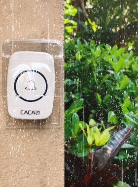 Waterproof Plastic Cover for Wireless Doorbell Door Bell Rin
