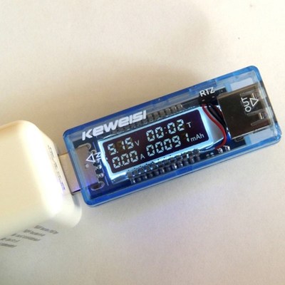 1pc USB Tester Current Voltage Charger Capacity Tester Volt