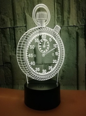 3D LED Hologram Illusion Night Light Changing Bedroom Lamp A