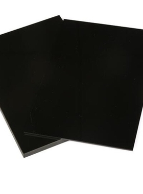 Acrylic Board Glossy Pure Black Plexiglass Plastic Sheet Org