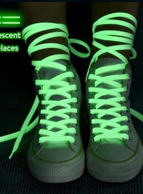 1 Pair Luminous Shoelaces Flat Sneakers  Shoe Laces Glow In