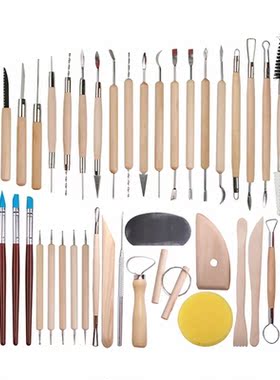 61PCS Ceramic Clay Tools Set Polymer Clay Tools Pottery Tool