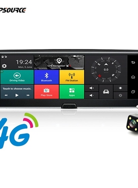 TOPSOURCE Car DVR Android 5.1 4G 7.84 Car GPS Camera WIFI