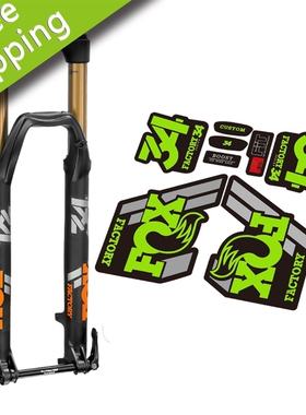 2018 FOX34 mountain bike bicycle front fork stickers for MB