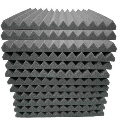 2020 New 12Pcs Acoustic Foam Panel Sound Stop Absorption Spo