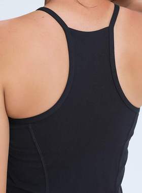 New style yoga top fashion beautiful back sports removable