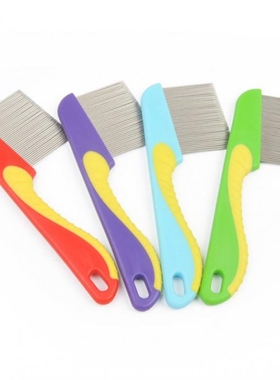 2021 Dog Long Tooth Seahorse Flea Comb Hair Remove Flea Cat