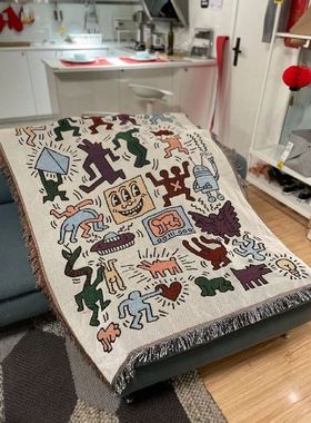 Messy Puzzle Outdoor Throw Blanket Sofa Covers Chic