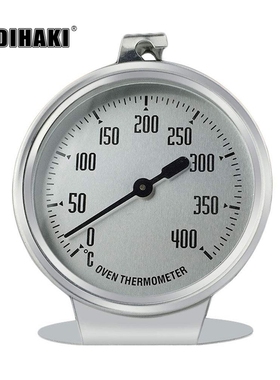 0-400 Celsius Stainless Steel Oven Thermometer Mini Dial Sta