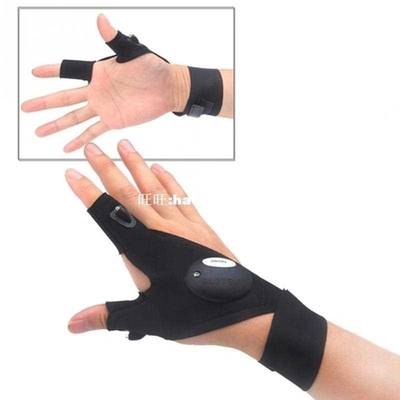 1pcs Special Design Outdoor Fishing Strap Fingerless Gloves
