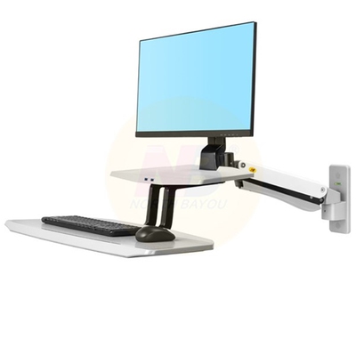 NB MC55 Ergonomic Sit Stand Workstation 24-35 inch Monitor H