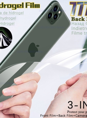 Front and Back Hydrogel Film For iPhone XS 11 Pro Max Scree