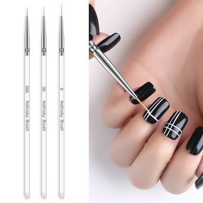 1Set Nail Brush Set Nail Art Liner Manicure Brushes Acrylic