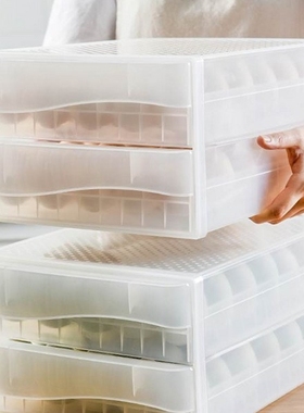Double kitchen drawer large box of 60 case put eggs receive
