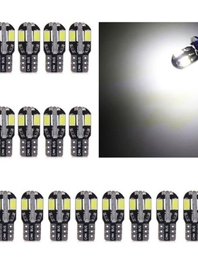 20pcs Canbus T10 W5W Led Car Light 8D 5730 Width Lamp readin
