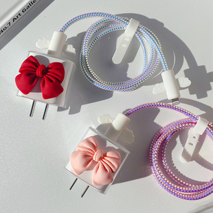 TPU Phone Charger Cable Protector Set for Iphone 11 12 13