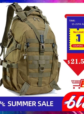 40L Camping Backpack Military Bag Men Travel Bags Tactical