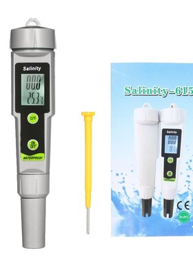 Salinometer Waterproof Salinity Test Pen 2-in-1 Salinity&amp