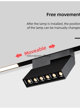 Hartisan LED rack Lighting Rail Fixtures Magnetic Spotlight