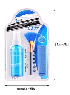 3 Pcs/Set Screen Cleaner Solution for Laptop/Phone/ iPad/Eye