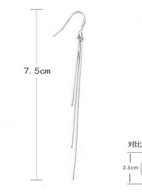 New arrival fashion hot sell long flower tassels design 925