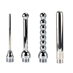 1Set Aluminum Anal Cleaning Enema Shower Bidet Anal Toilet