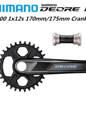 DEORE M6100 M6120 Crankset 1x12 Speed 170mm 175mm 30T 32T Ch