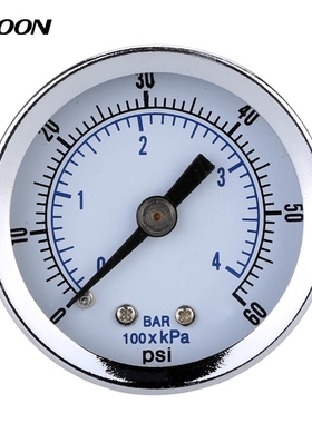 air manometer pressure gauge 1/8 NPT Air Compressor Hydra