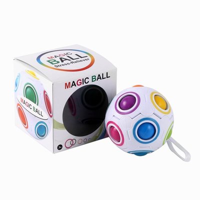 Magic Rainbow Ball Magic Cube Speed Rainbow Puzzle Ball Kids
