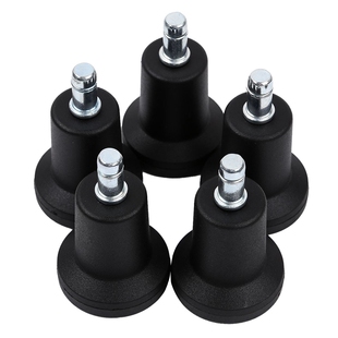 5 Anti Slip Bell Glides Office Chair Swivel Caster Wheel Fas